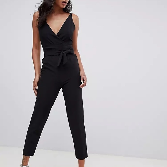 ASOS Pants - ASOS Black low cut jumpsuit